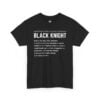 Black Knight of the Night (Nuit) Sky, Fifth Element, Champion – V001 (High Quality Unisex Heavy Cotton T-Shirt)