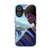 Anime African Black Royalty Saraswarti Noble Woman V001 (High Quality Material Tough Phone Cases for iPhone & Samsung)