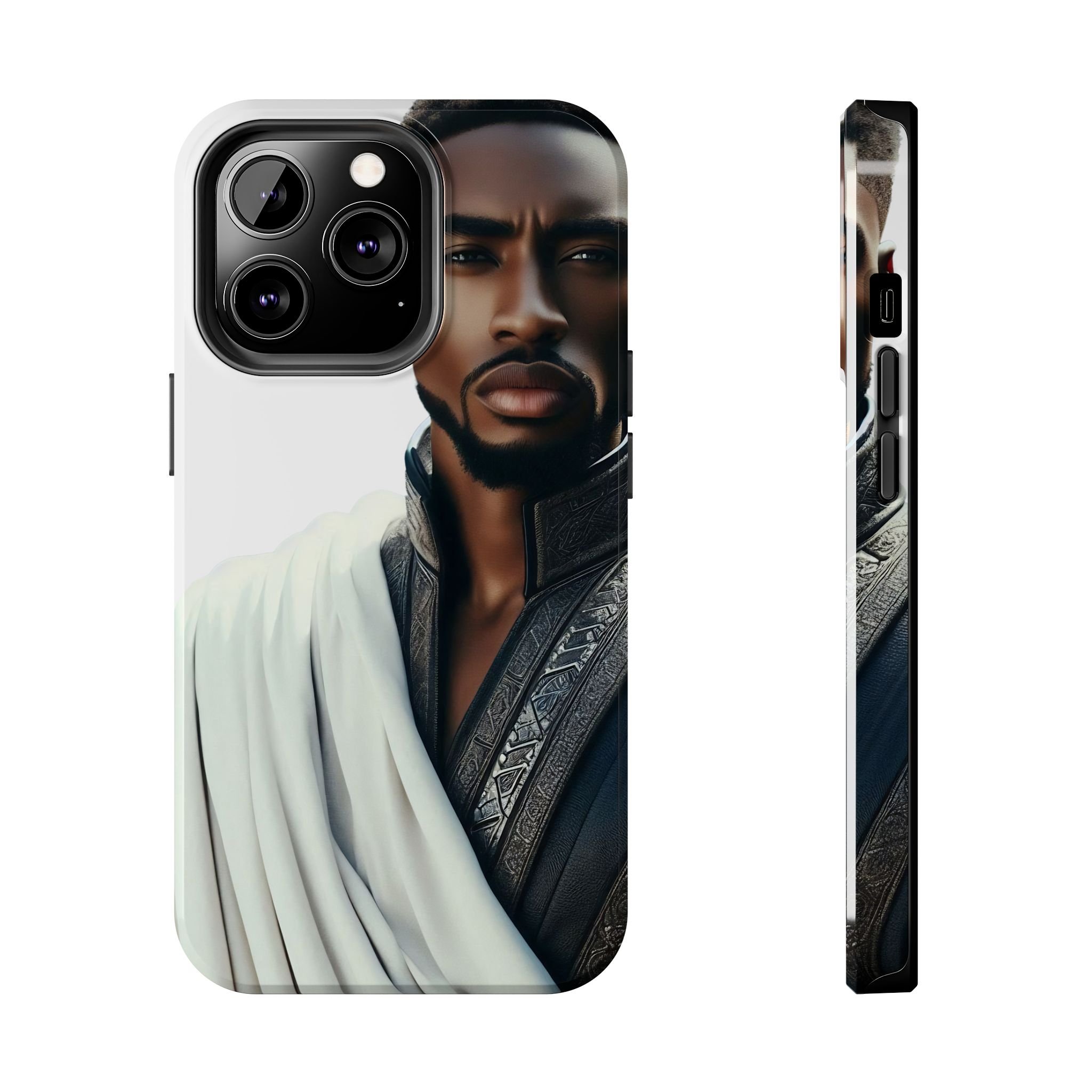 Royal Black Knight Protector Priest of Nuit V002 WHITE (High Quality Material Tough Phone Cases for iPhone & Samsung)