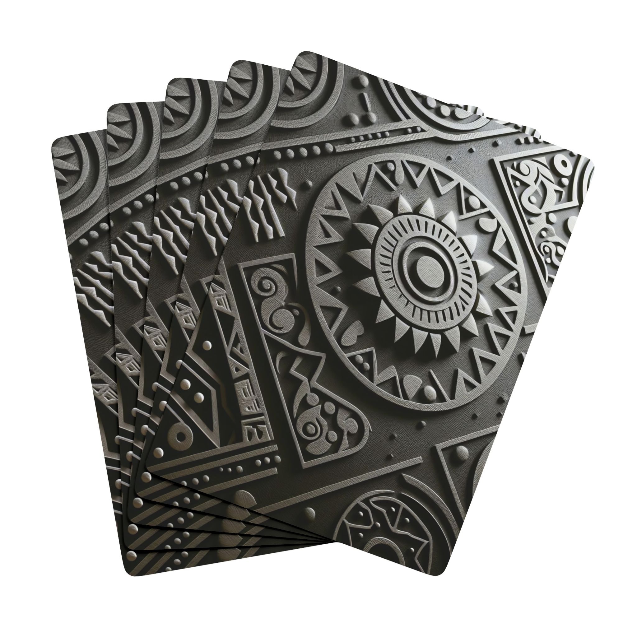 Black Sun the Savior V001 KHEM BLACK (Poker Playing Cards)