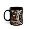 Tribal Reverie V008 BROWN (Black Mug)