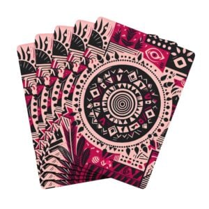 Tribal Reverie V001 PINK (Poker Playing Cards)