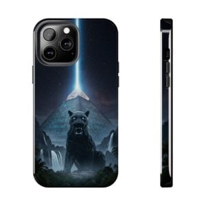 Royal Black Panthera Guardian of Secret Pyramid Doorways V001 (High Quality Material Tough Phone Cases for iPhone and Samsung)