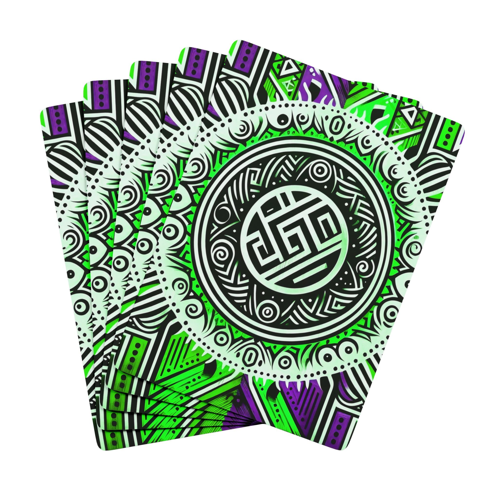 Celestial Navigator Shell V005 LIGHT MINT GREEN (Poker Playing Cards)