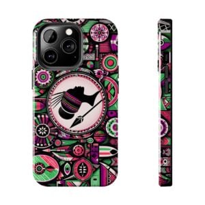 African Folklore V005 PSYCHEDELIC RED (Phone Case for iPhone & Samsung)